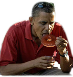 Fit and trim President Obama can continue eating doughnuts