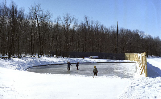 Camp David in the winter