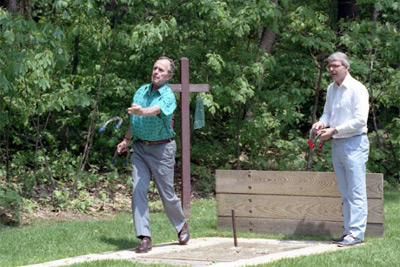 George H.W. Bush at Camp David