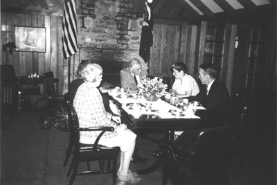 Franklin D. Roosevelt at Camp David