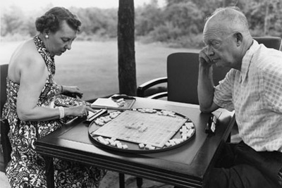 Dwight D. Eisenhower at Camp David
