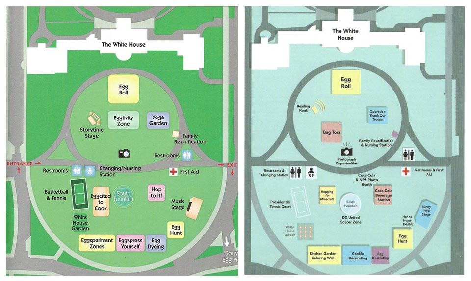 Easter Egg Roll maps