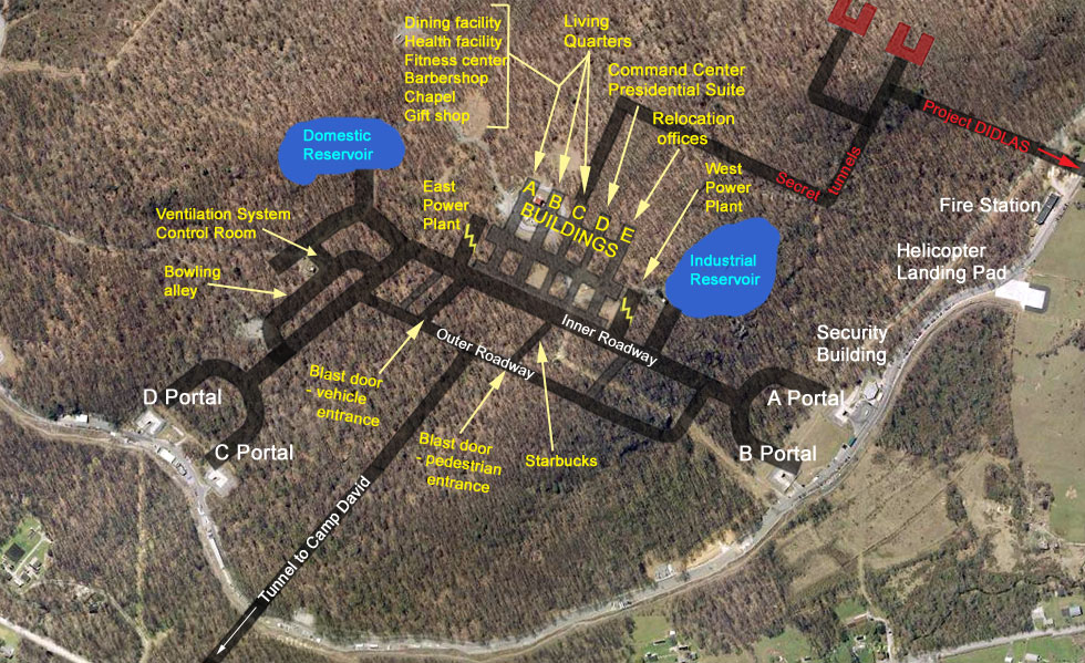 Raven Rock Mountain Complex map - Site R tour map parody 