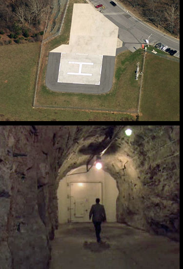 Raven Rock Mountain Complex helicopter landing