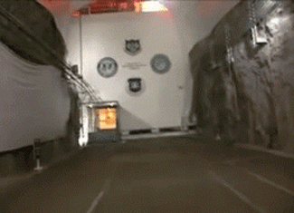 Site R - Raven Rock Mountain Complex webcam - inside the Raven Rock tunnel and roadway