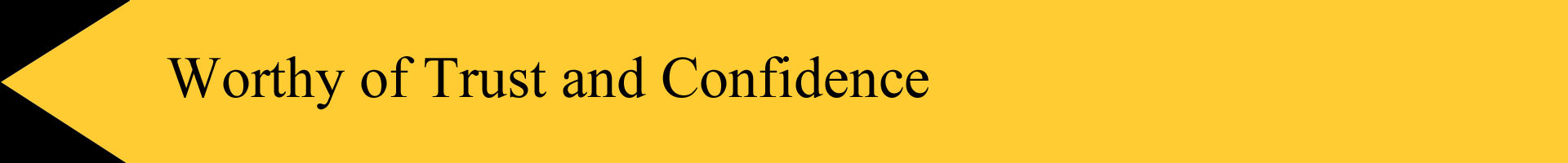 Official Secret Service motto - Worthy of Trust and Confidence