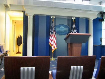 White House press briefing room