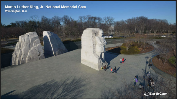 Live interactive webcam showing the Martin Luther King, Jr memorial in Washington DC